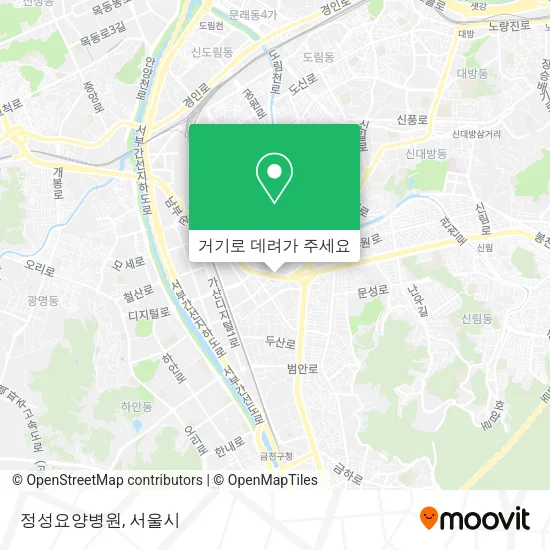 정성요양병원 지도