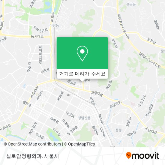 실로암정형외과 지도