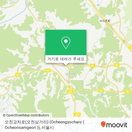 오천교차로(오천삼거리) (Ocheongyocharo ( Ocheonsamgeori )) 지도