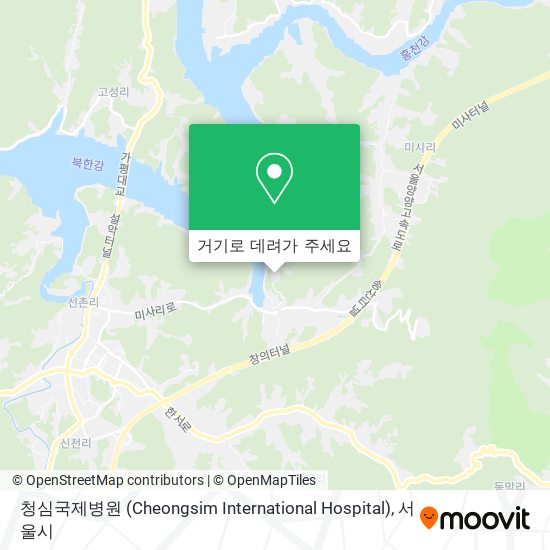 청심국제병원 (Cheongsim International Hospital) 지도