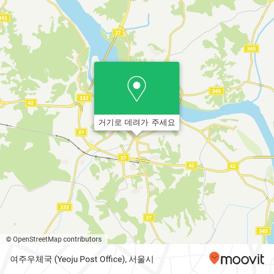 여주우체국 (Yeoju Post Office) 지도