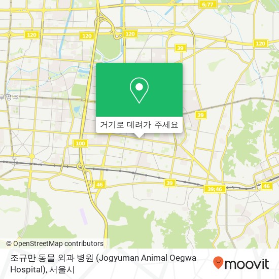 조규만 동물 외과 병원 (Jogyuman Animal Oegwa Hospital) 지도