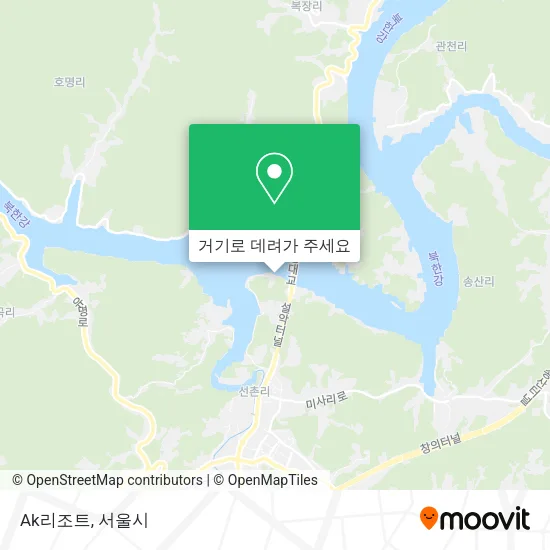 Ak리조트 지도