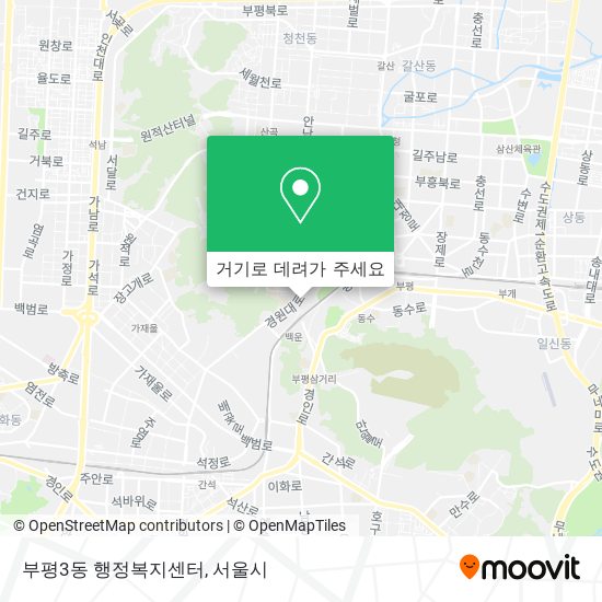 부평3동 행정복지센터 지도