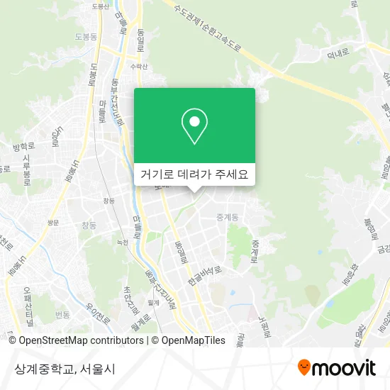 상계중학교 지도