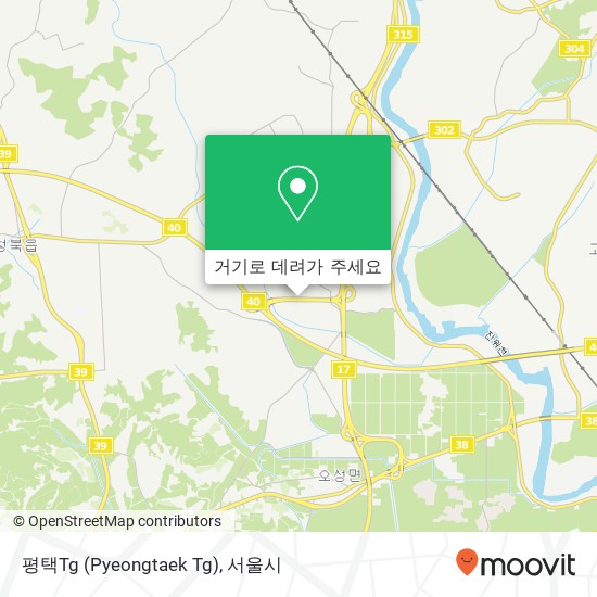평택Tg (Pyeongtaek Tg) 지도