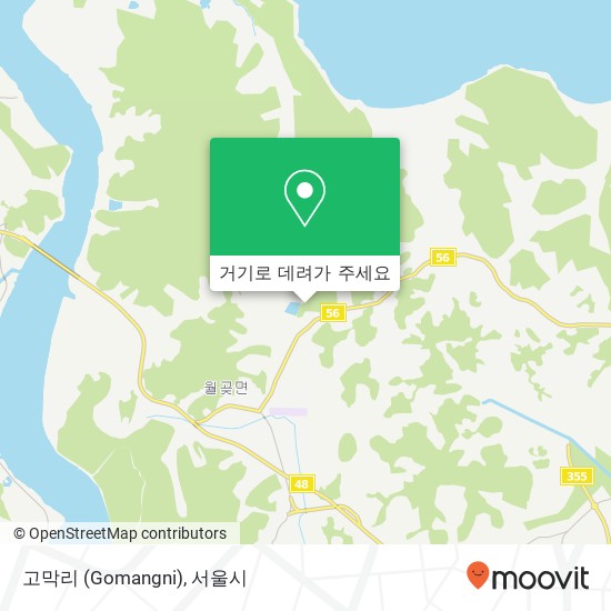 고막리 (Gomangni) 지도