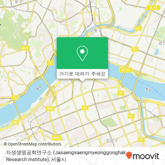 자생생명공학연구소 (Jasaengsaengmyeonggonghak Research Institute) 지도