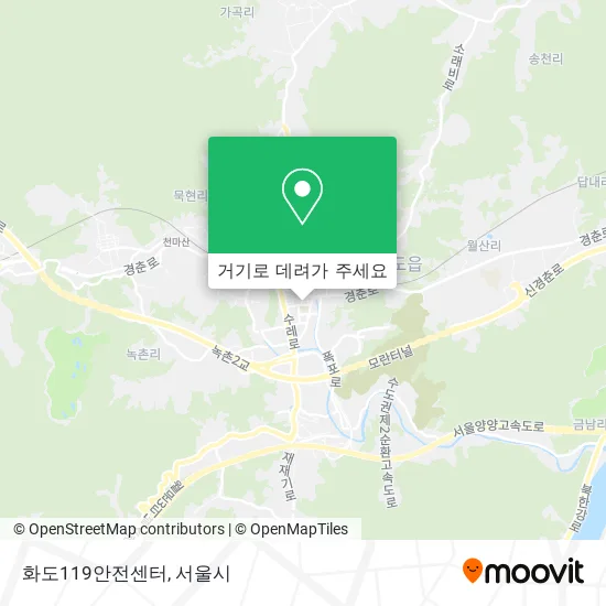 화도119안전센터 지도