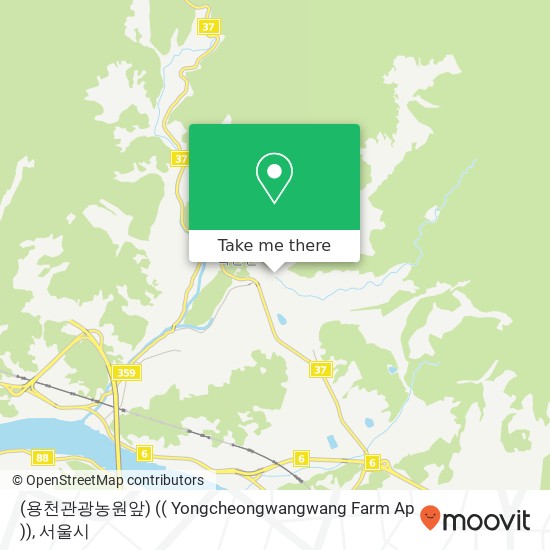 (용천관광농원앞) (( Yongcheongwangwang Farm Ap )) 지도