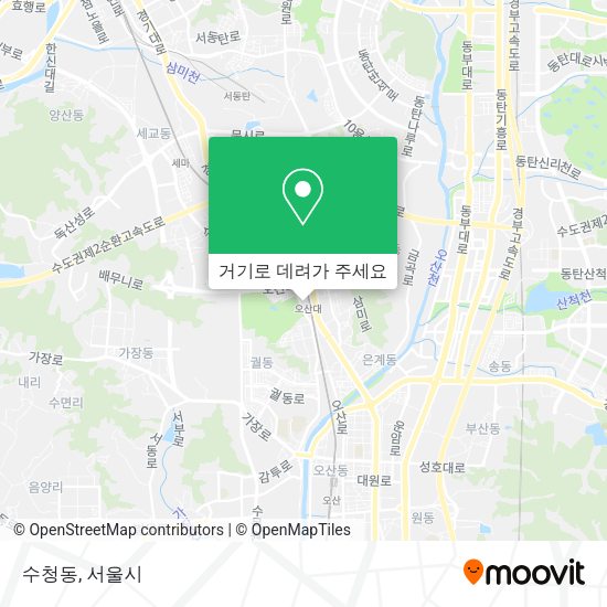 수청동 지도