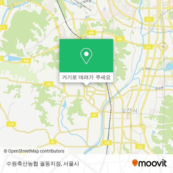 수원축산농협 궐동지점 지도
