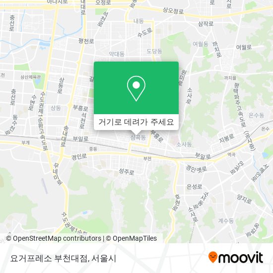 요거프레소 부천대점 지도