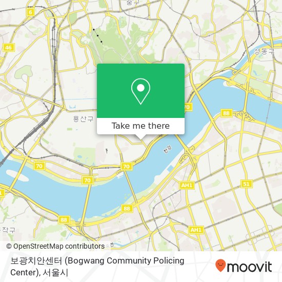보광치안센터 (Bogwang Community Policing Center) 지도