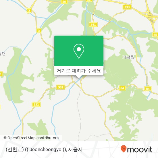 (전천교) (( Jeoncheongyo )) 지도