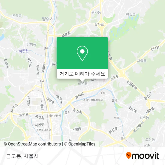 금오동 지도