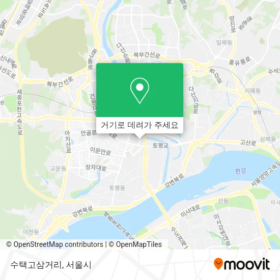수택고삼거리 지도