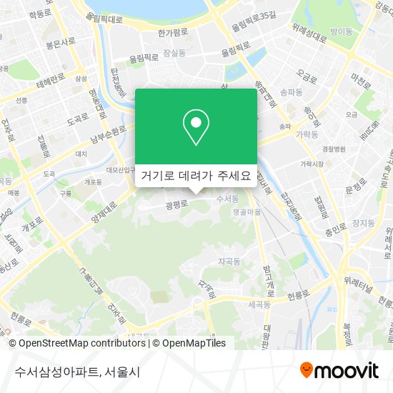 수서삼성아파트 지도
