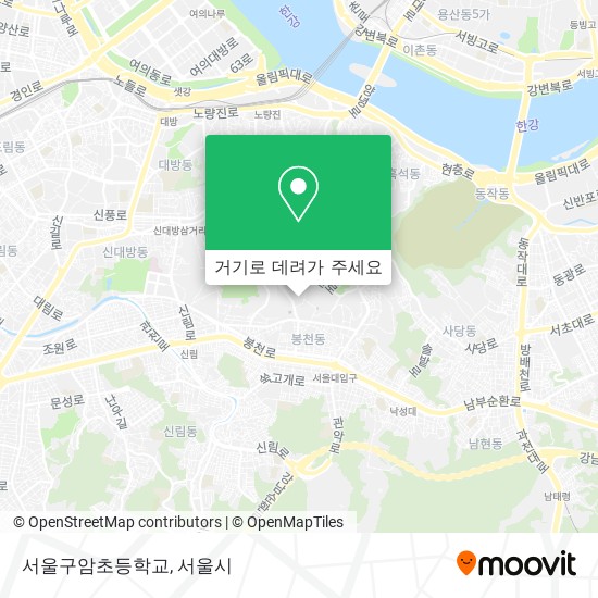 서울구암초등학교 지도