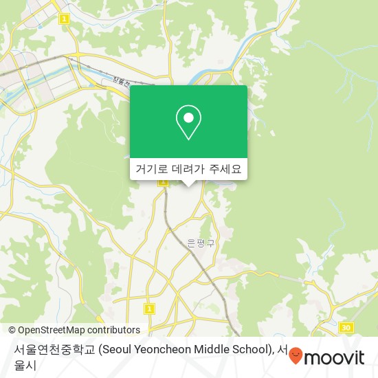 서울연천중학교 (Seoul Yeoncheon Middle School) 지도