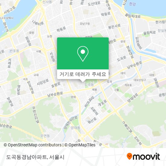 도곡동경남아파트 지도