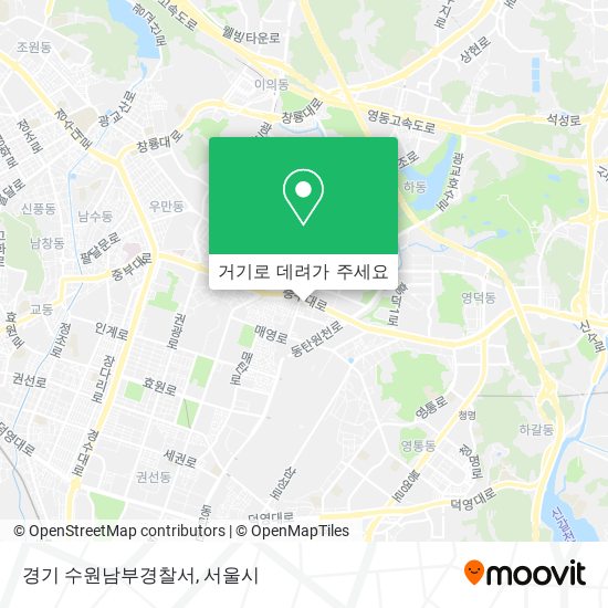 경기 수원남부경찰서 지도
