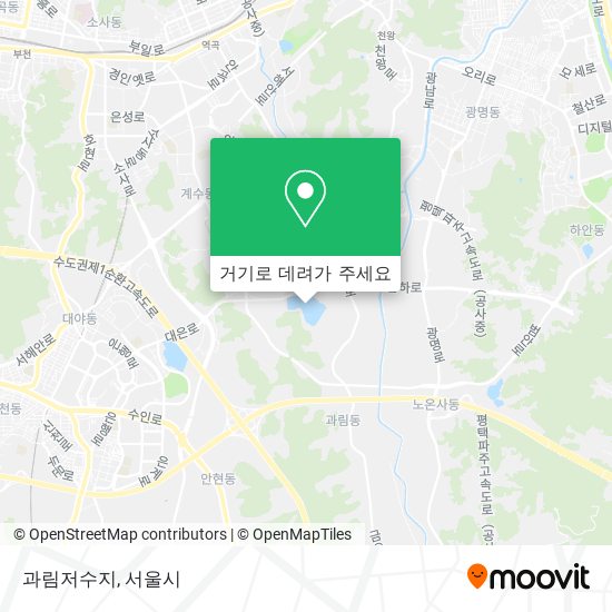 과림저수지 지도