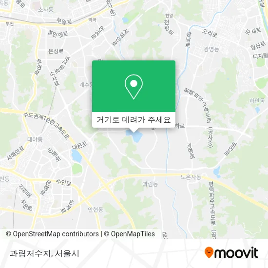 과림저수지 지도