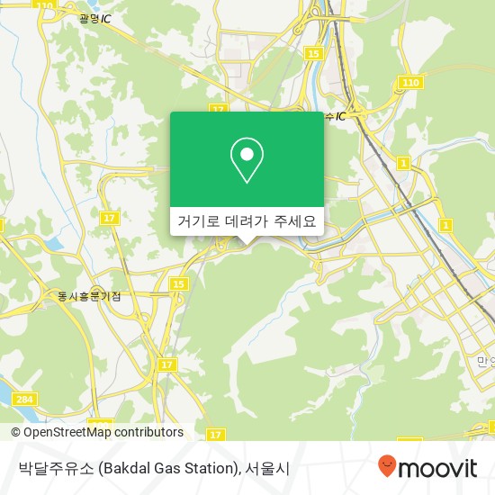 박달주유소 (Bakdal Gas Station) 지도