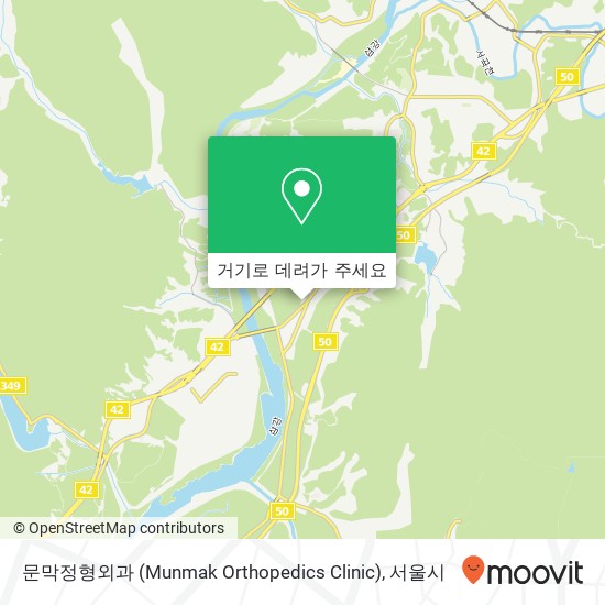 문막정형외과 (Munmak Orthopedics Clinic) 지도