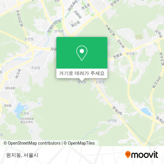 원지동 지도