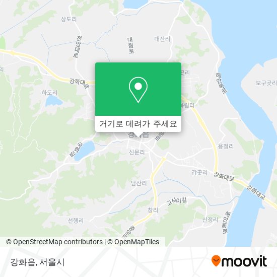 강화읍 지도