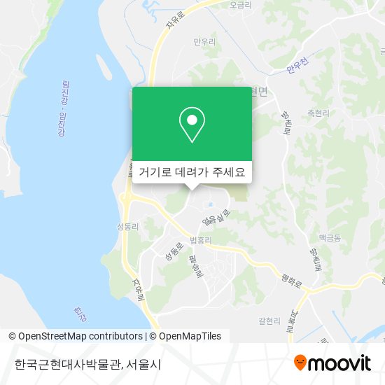 한국근현대사박물관 지도