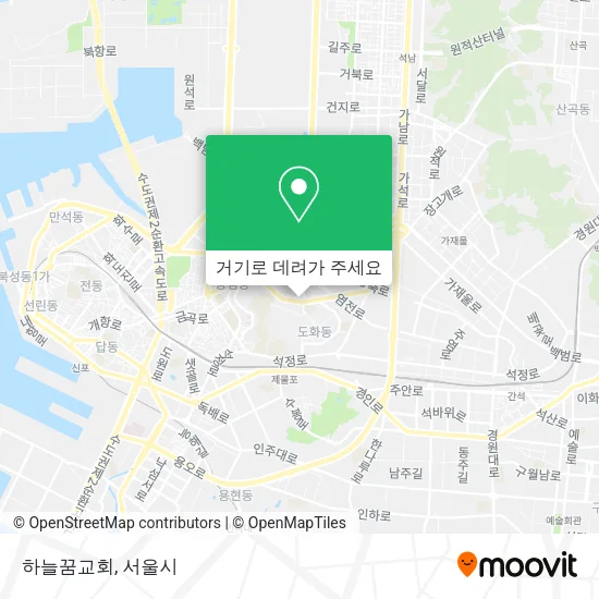 하늘꿈교회 지도
