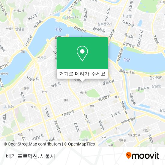 베가 프로덕션 지도
