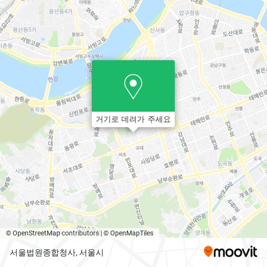 서울법원종합청사 지도