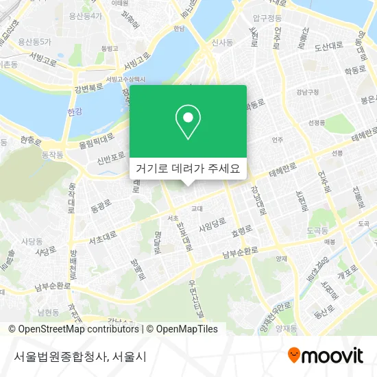 서울법원종합청사 지도