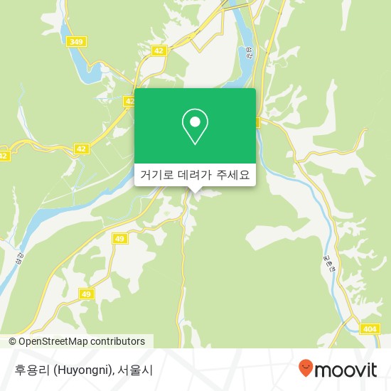 후용리 (Huyongni) 지도