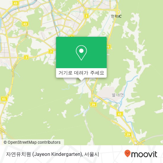 자연유치원 (Jayeon Kindergarten) 지도