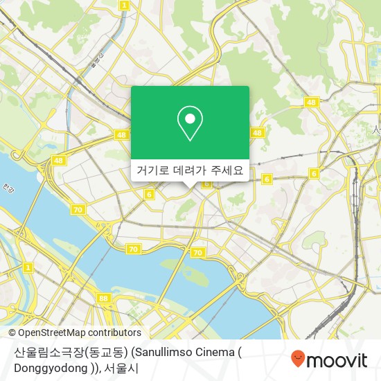 산울림소극장(동교동) (Sanullimso Cinema ( Donggyodong )) 지도