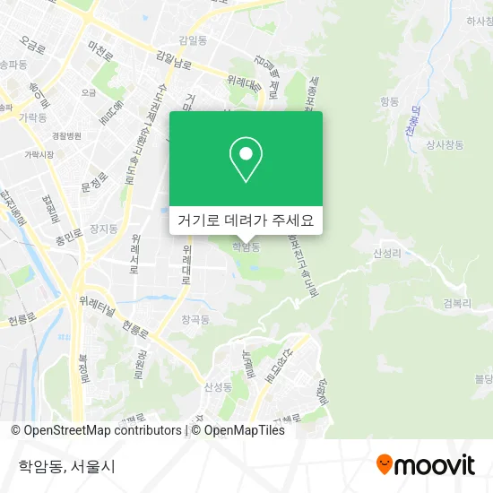 학암동 지도
