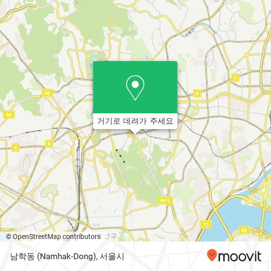 남학동 (Namhak-Dong) 지도
