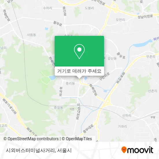 시외버스터미널사거리 지도