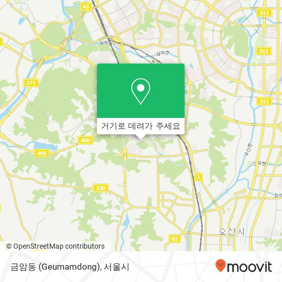 금암동 (Geumamdong) 지도