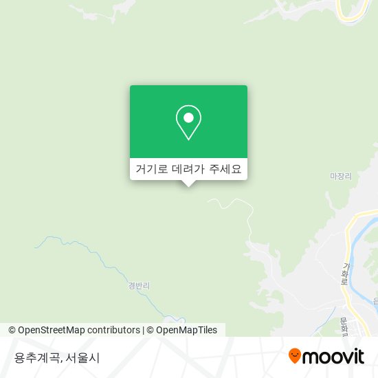 용추계곡 지도