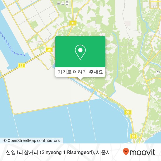 신영1리삼거리 (Sinyeong 1 Risamgeori) 지도
