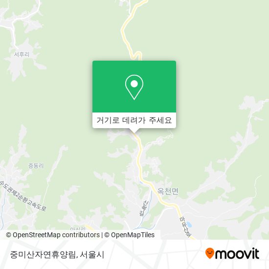 중미산자연휴양림 지도