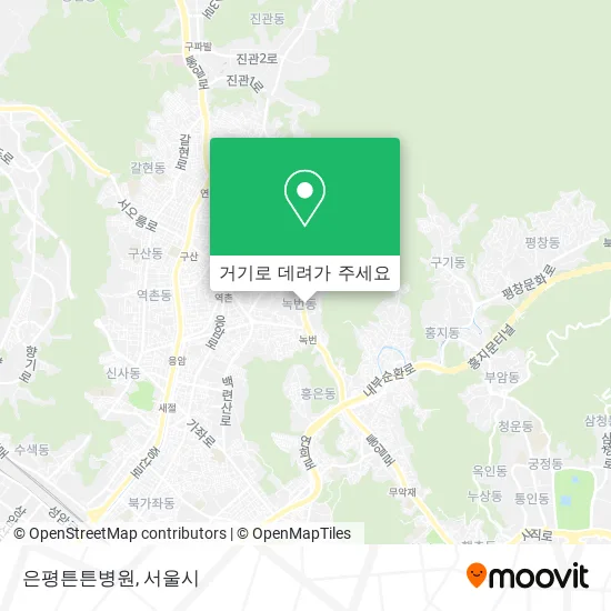 은평튼튼병원 지도
