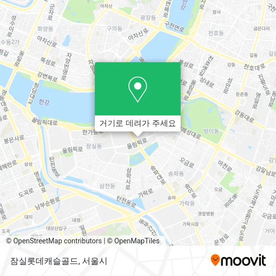 잠실롯데캐슬골드 지도