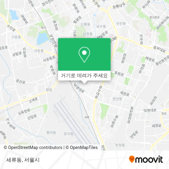 세류동 지도